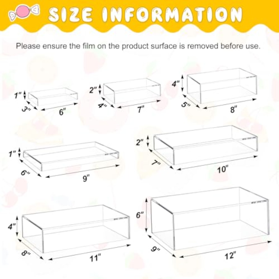 Catering dessert table risers  - огляд і ціна Display Risers Set