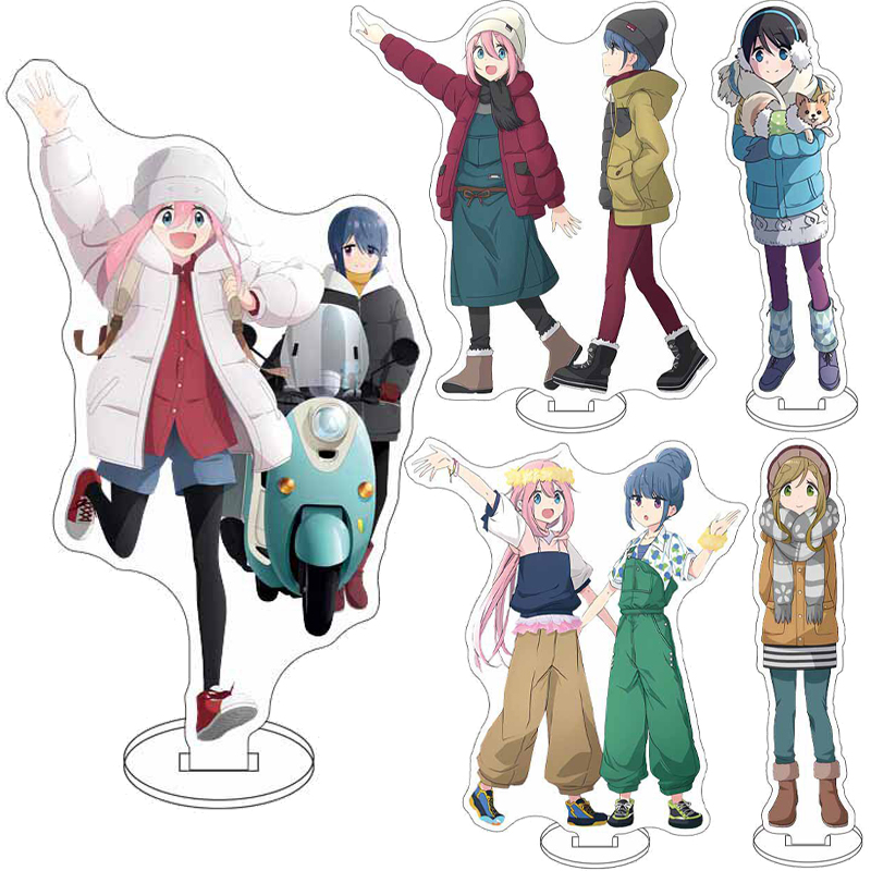 16CM Anime ‌Yuru Camp Figure R - огляд і ціна Figma Stand Set