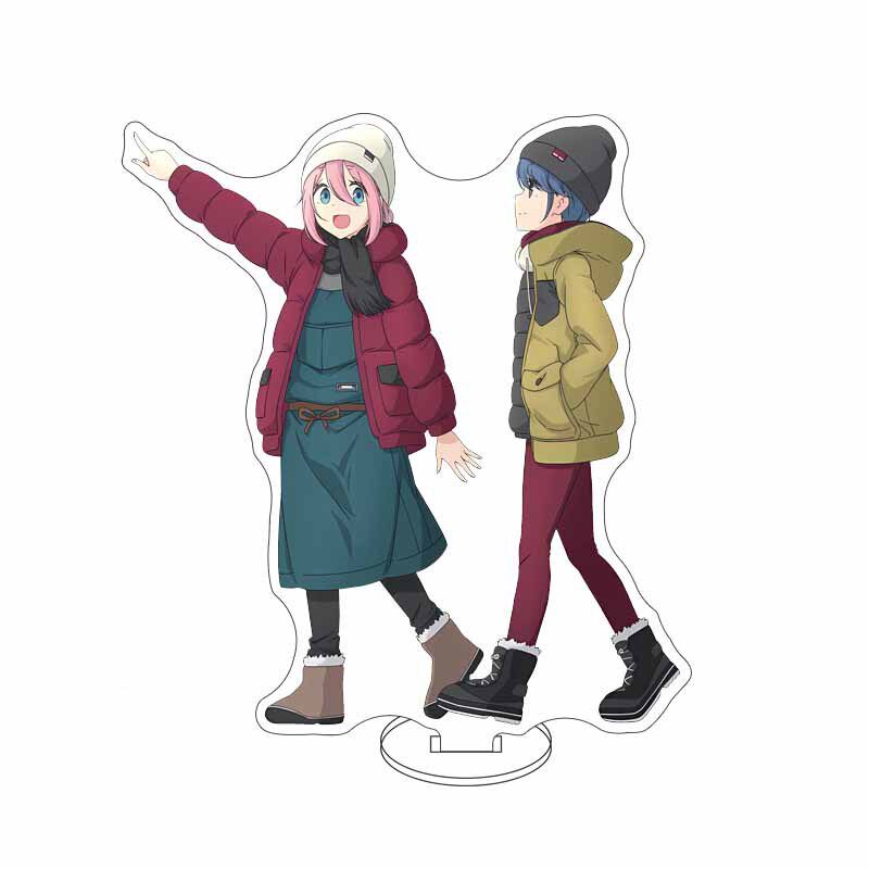 16CM Anime ‌Yuru Camp Figure R - огляд і ціна Figma Stand Set