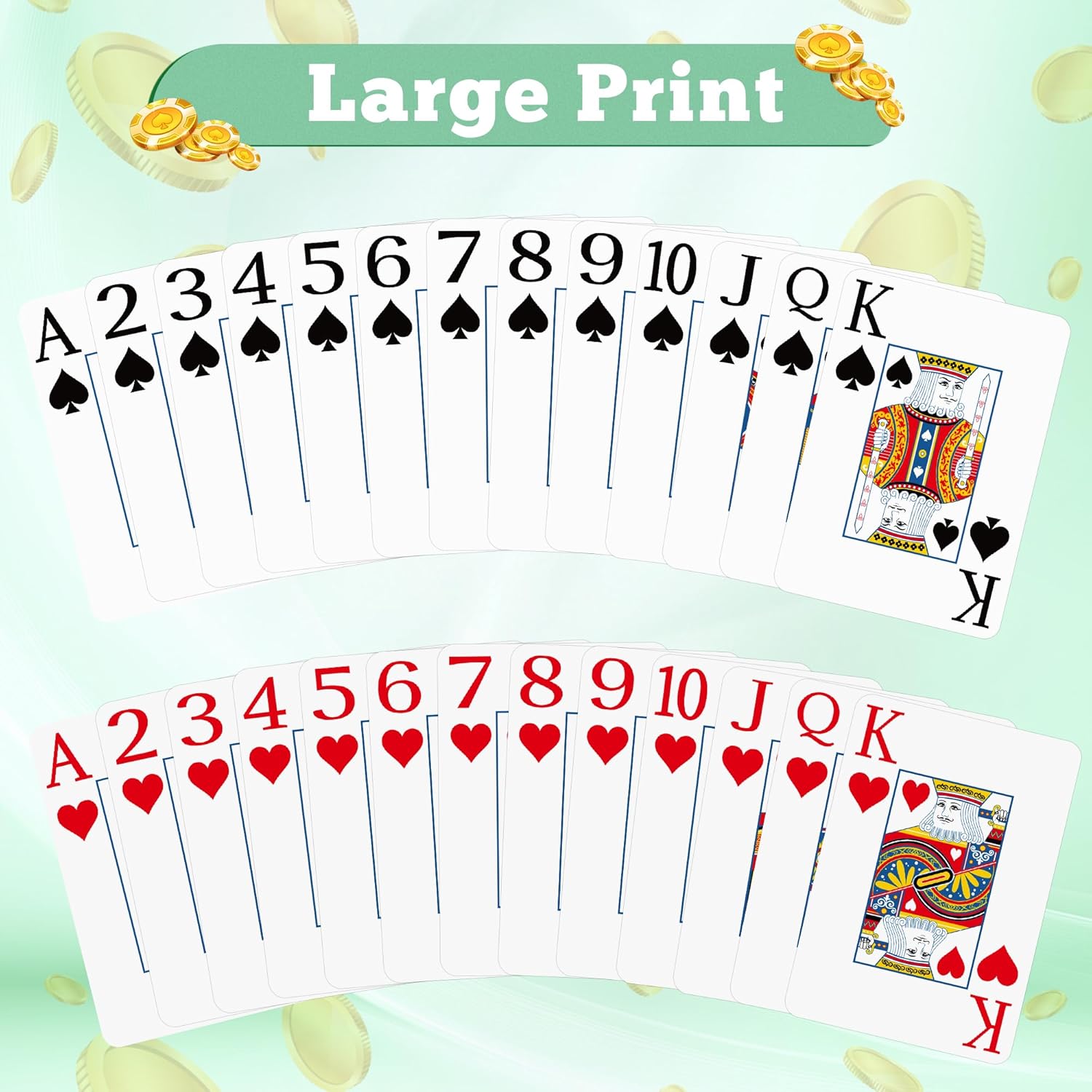 2 Pack Playing Cards | Large P - огляд і ціна Graded Card Display
