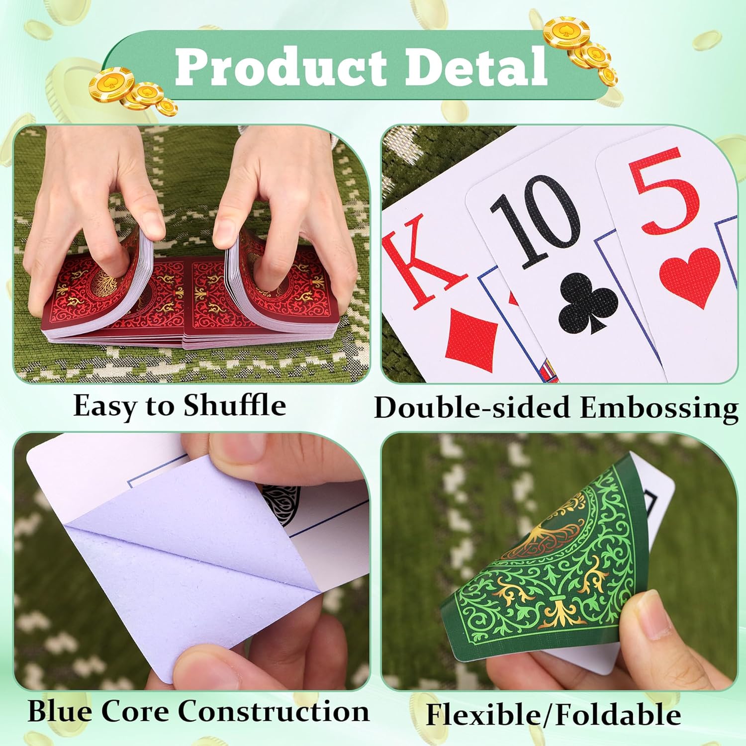 2 Pack Playing Cards | Large P - огляд і ціна Graded Card Display