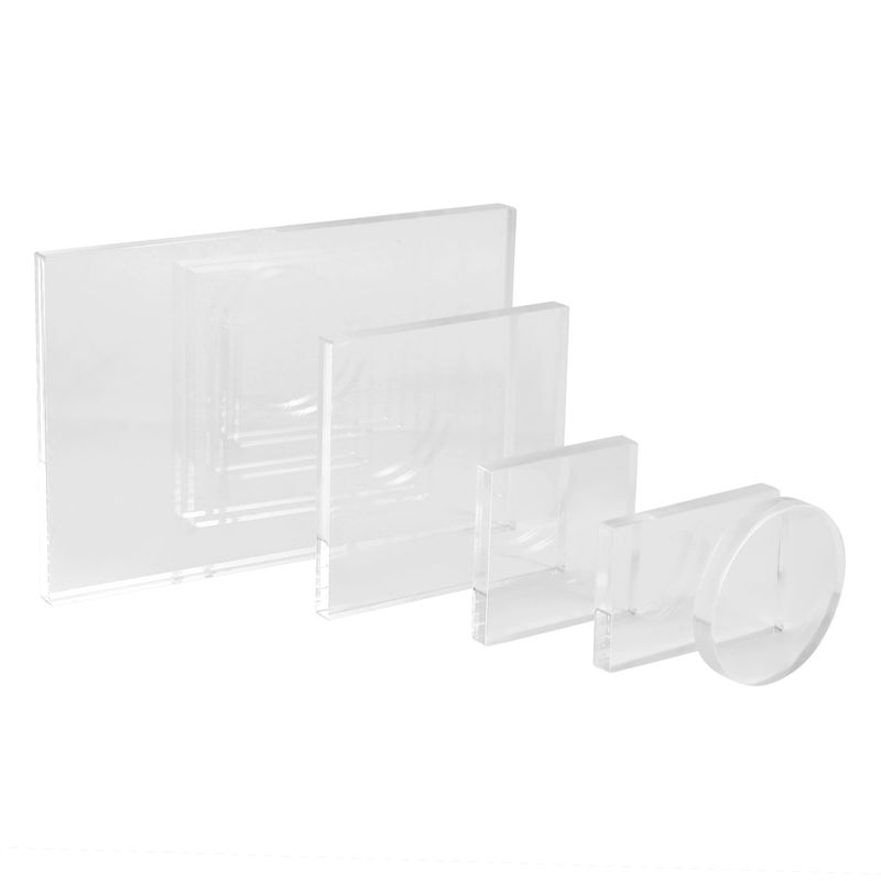 DT19 10Pc Clear Acrylic Stamp  - огляд і ціна Display Risers Set