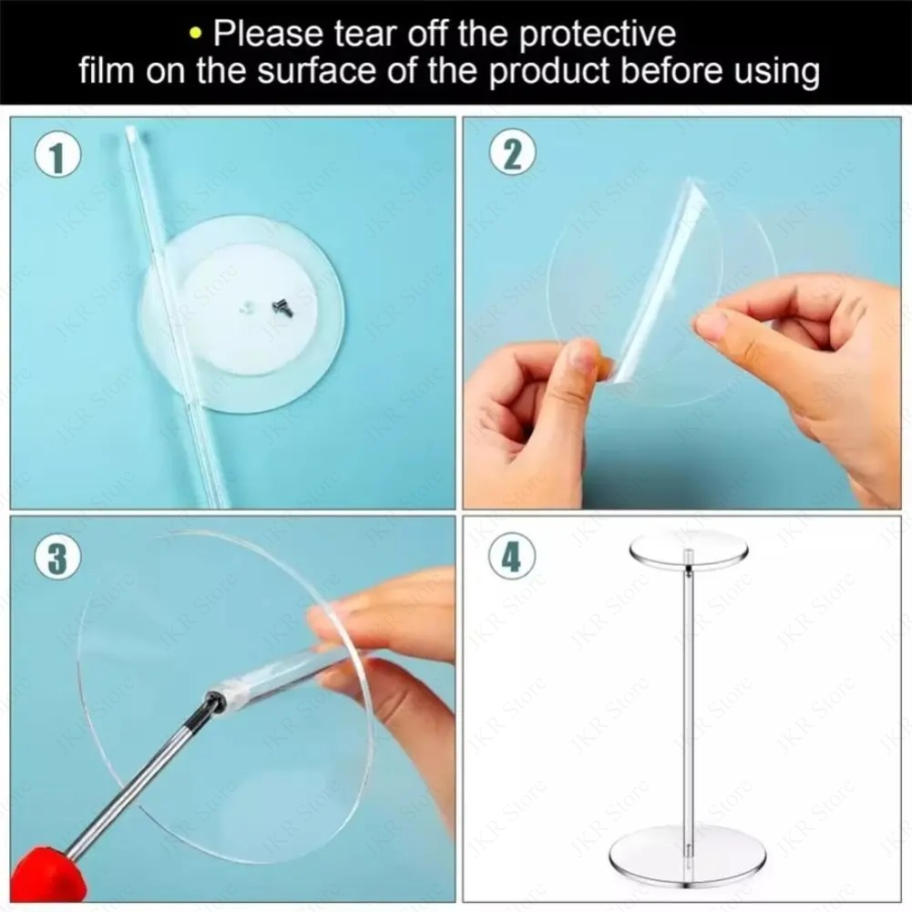 Easy to Clean Acrylic Display  - огляд і ціна Display Risers Set
