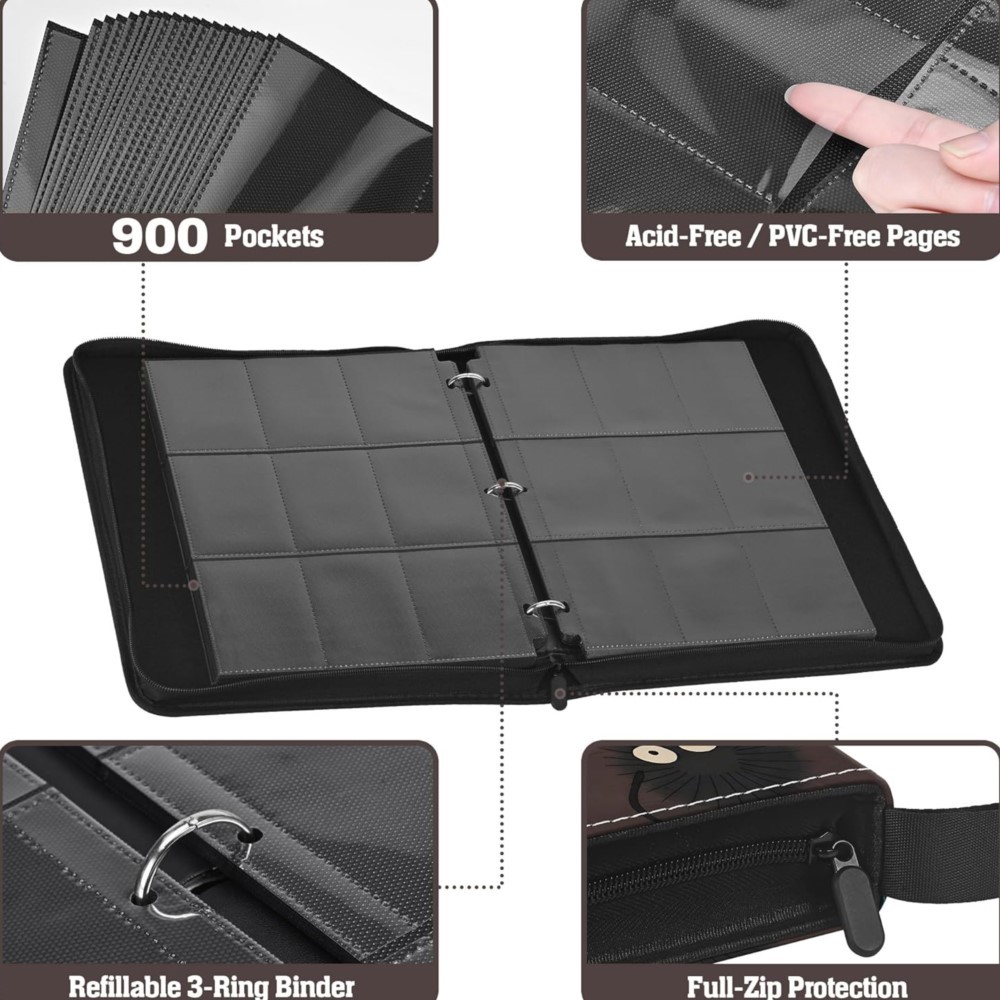900 Pockets Card Binder Album  - огляд і ціна Pokemon Binder Card